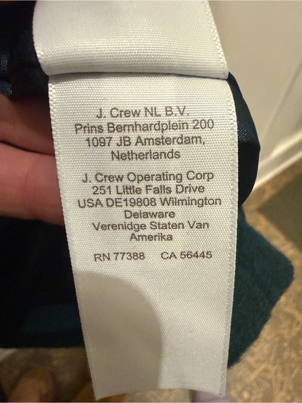 J. Crew Dark Green Wool Pea Coat with Gold Buttons
